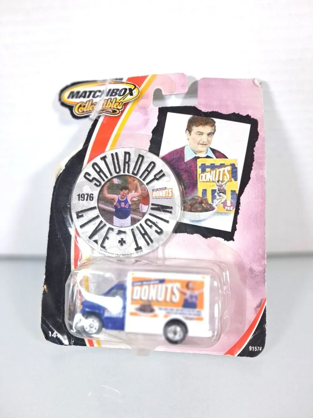 Matchbox Collectibles Saturday Night Live Ford Truck 1976 Belushi Donuts 2002